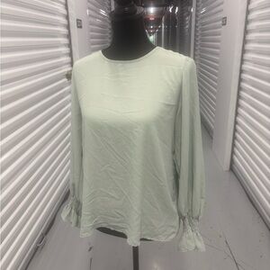 She + Sky Light Green Top